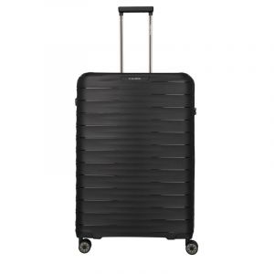 Travelite Mooby 4 Rollen Trolley L 77 cm mit Dehnfalte Koffer & Trolleys 1 ct Schwarz Herren (149.99 € / 1 ct)
