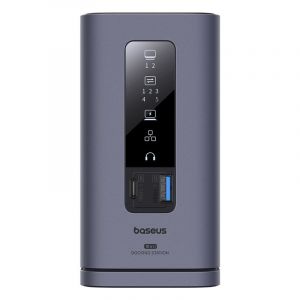 Baseus Station d'accueil Spacemate Series 10 en 1 pour MAC, gris sidéral