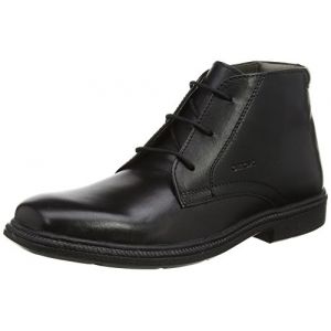 Image de Geox Jr Federico a, Derby garçon, Noir (Black), 34 EU