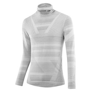 Löffler Maillot de corps a manches longues loeffler m col roule l s transtex retr x gris