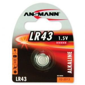 Ansmann LR 43 - 1,5 V Pile de bouton Alcaline pour Télécommande