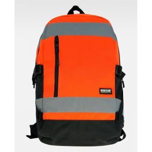 Sac à dos haute visibilité sécurité WFA401 orange fluo