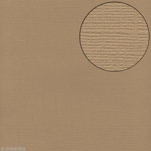 Bazzill basics paper Papier scrapbooking Bazzill 30 x 30 cm - Texture - Twig (beige)