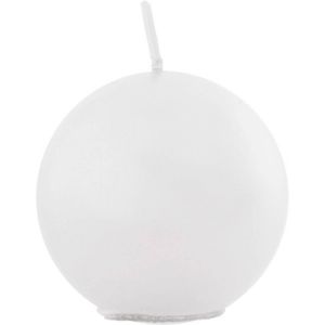 Ruedelafete Bougie Boule 6cm diam, Blanc