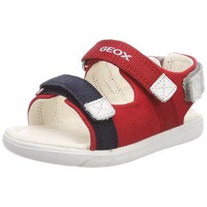 Image de Geox B Alul B, Sandales Bout Ouvert bébé garçon, Rouge (Red), 25 EU