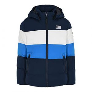 Lego wear Kid's Jipe 705 Jacket - Veste hiver taille 128, noir/bleu