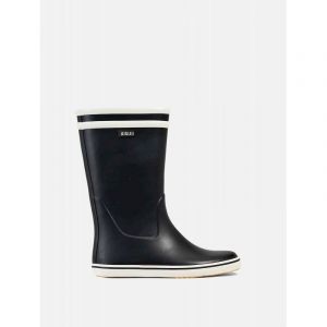 Image de Aigle Malouine - Bottes de pluie femme Marine Blanc 41