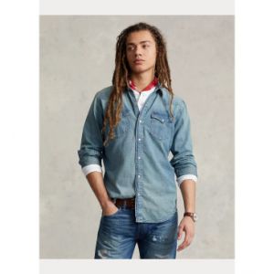 Image de Ralph Lauren Chemise droite coton denim