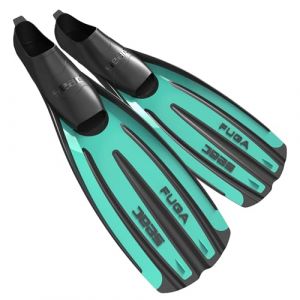 SEAC Fuga, Palmes Chaussantes de Plongée et Chasse sous Marin pour Adultes, Made in Italy, Tiffany, 44/45
