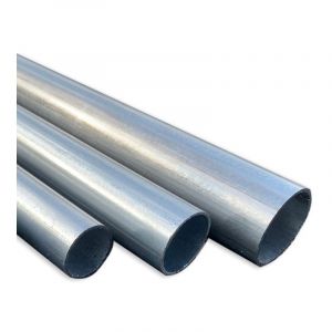 Image de Atout Loisir Tubes acier galvanis&eacute; &agrave; la coupe, L 1.50 m, Diam&egrave;tre 40 mm, Lot de 8