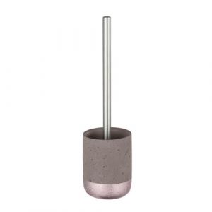 Image de Wenko Brosse WC design Mauve - Gris rosé