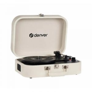 Denver Electronics Record Player - Haut-parleurs et amplificateur intégrés - Logiciel PC inclus - Auto-stop - Retro - VPL130