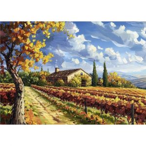 Dino Puzzle 500 pièces : Vignoble