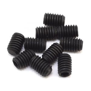 Set Screws, Stl, BO, Flat Point, M4 x 6mm (10) - Losi