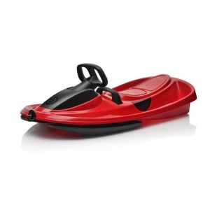 Luge avec Volant, Enfant ET Adulte - Snow Surfer GPD-350 - Couleur Rouge - Luge Traineau