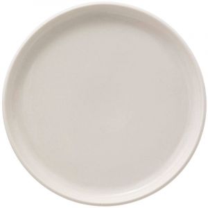 Assiette en porcelaine blanche nora, ø 21 cm