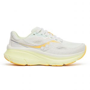 Saucony Guide 19 Chaussure de running avec stabilisateurs Femmes-blanc, jaune, Taille 38,5