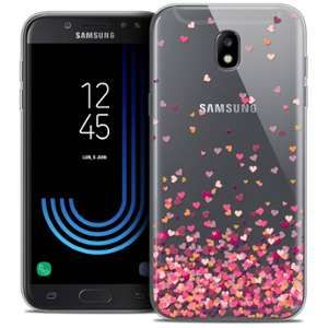 Image de CaseInk Coque Samsung Galaxy J5 2017 J530 (5.2 ) Extra Fine Sweetie Heart Flakes