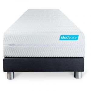 Body Care Ensemble BIOCARE 90x190 Mousse à mémoire de forme BIO 5 zones Maxi épaisseur 90 x 190 cm Gris