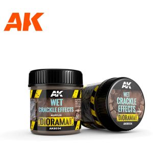 Peinture de maquette AK Interactive Dioramas Wet Crackle Effects