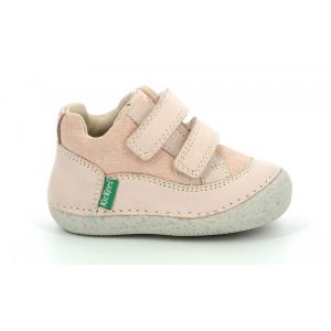 Kickers SOSTANKRO, Plat Oxford B&eacute;b&eacute; Fille, Rose Clair, 21 EU
