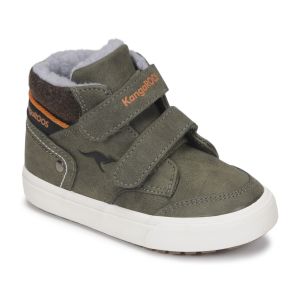 KangaROOS Garçon Unisex Kinder KAVU Primo V Basket, Flamme Olive, 21 EU