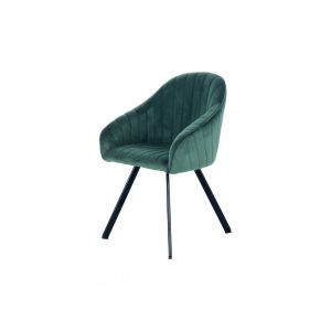 Image de Bobochic Lot de 2 chaises MIRA Vert foncé