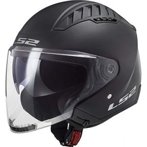 Ls2 Casque jet moto Copter noir mat, XS