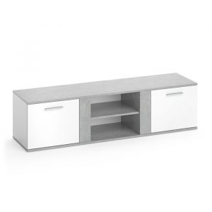 Vicco - Buffet bas "Novelli" Béton/Blanc