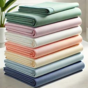 Draps Housse - L22G - 160 x 200 cm - Polycoton 57 Fils - Bonnet 25 cm - Multicolore