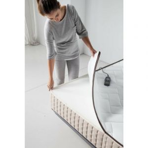 Image de Eco-de ECODE Matelas Alpes avec Massage Ondulant et Housse Lavable Thermo-Régulant Anti-acariens Antibactérien Respirant 150 x 200 cm
