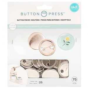 AMERICAN CRAFTS/WE R MEMORY WR Button press 25 boutons 37mm Metal 661070 Taille unique