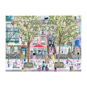Galison Puzzle 1000 pièces : Michael Storrings - Les chats dans la ville