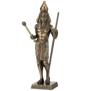 Image de United Labels Statue Pharaon en résine aspect bronze