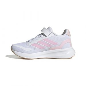 Image de Adidas Chaussures Runfalcon 5 blanc violet rose enfant - 30