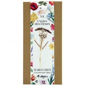 Marguerite fleur à monter en bois