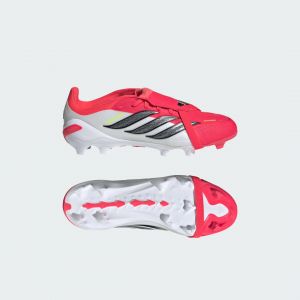 Adidas Predator Elite Fold-over Tongue FG Born For Goals - Lucid Red/Noir/Blanc Enfant PR&Eacute;-COMMANDE - Herbe naturelle (FG), pointure 31 - ['Rouge'] - Taille 31