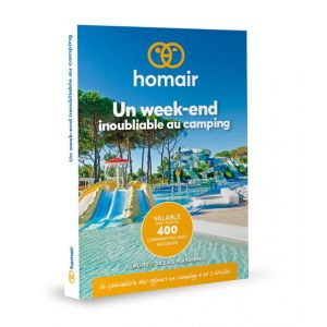 Coffret cadeau Homair - Un week-end inoubliable au camping - Evasion de 2 nuits pour 2 à 6 personnes en France et en Europe