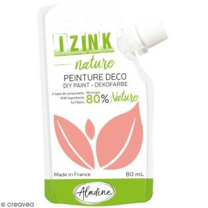 Aladine Peinture déco Izink Nature rose corail - 80 ml