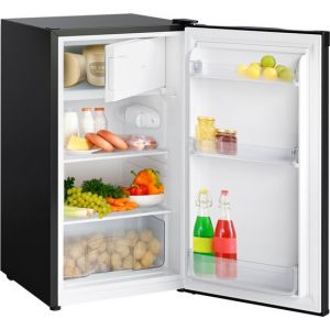 KitchenBrothers Réfrigérateur - 81L - Réfrigérateur de table avec congélateur - Glacière - Frigo - Pose libre - Noir