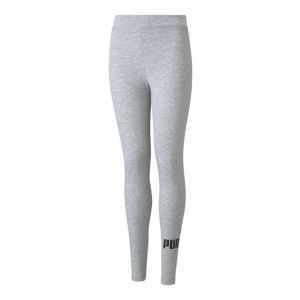 Puma Ess Logo Leggings G Legging pour Fille, Garçon, Mailles, 587035-04, Gris Clair He, 128 EU