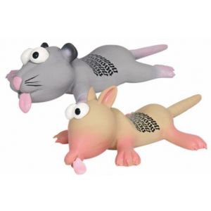 Trixie Rat/souris avec trace de pneu, latex - 22 cm