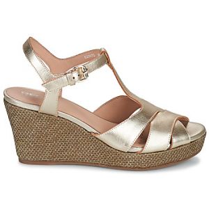 Geox Sandales D SOLEIL C - Couleur 36,37,38 - Taille Dor&eacute;