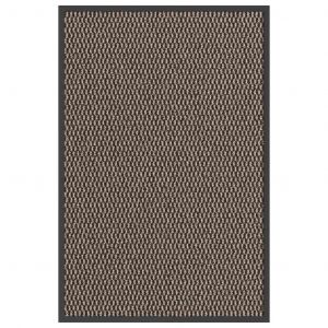 Paillasson Marron Antid&eacute;rapant Doux Int&eacute;rieur Ext&eacute;rieur 60 X 90 Cm En Pp Marron Helloshop26 02_0058127
