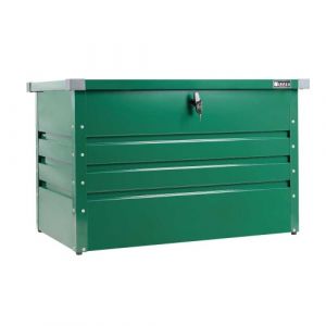 Zipper Conteneur bo«te de jardin en mtal vert 100x61x62 cm Zi gab100gr