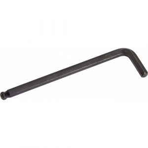 Sam Outillage Clé mâle longue coudée 6 pans à tête sphérique - corps bruni - 2,5 mm