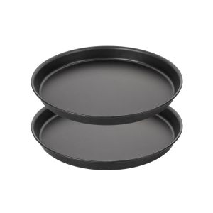 Zenker Lot de 2 plaques &agrave; pizza 24,5 cm Sp&eacute;cial Countries