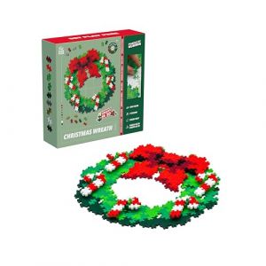 Plus Plus 500 Briques de Construction - Puzzle par Num&eacute;ro Couronne de No&euml;l - Jeu &Eacute;ducatif Enfant d&egrave;s 5 Ans et Adulte - D&eacute;coration No&euml;l - PP3957