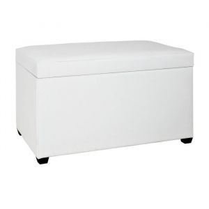 Image de Banc Coffre de rangement blanc 65 cm