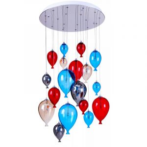 Image de Suspension Multicolore Balloon, 18x G4 20W, IP20, 230V, Cl e I SPOT LIGHT